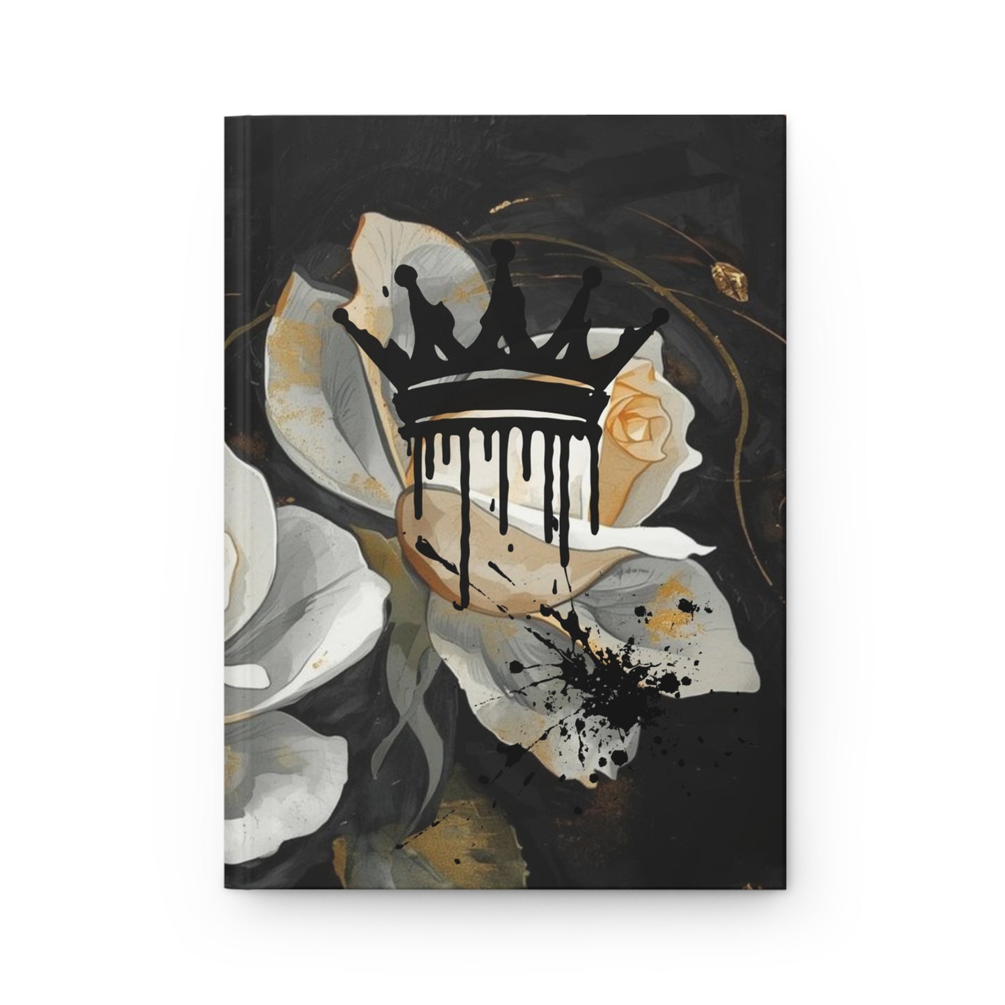 The Queen’s Inked crown Journal Leather-Bound Dream Journal, Inspiring Creative Spaces, Gift for Writers and Artists, Planning Notebook, Artistic Recording Diary