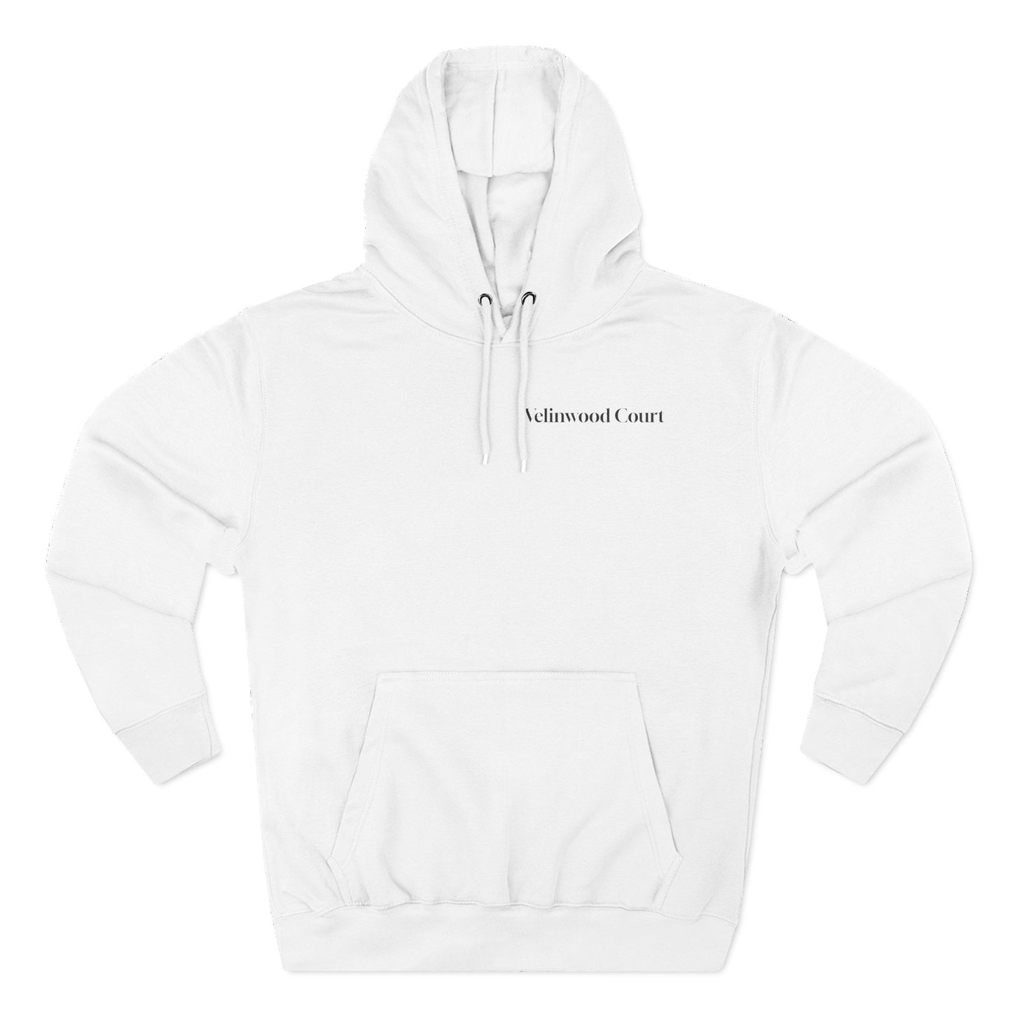 "Obvious" Bunny Unisex Three-Panel Fleece Hoodie- Velinwood Court