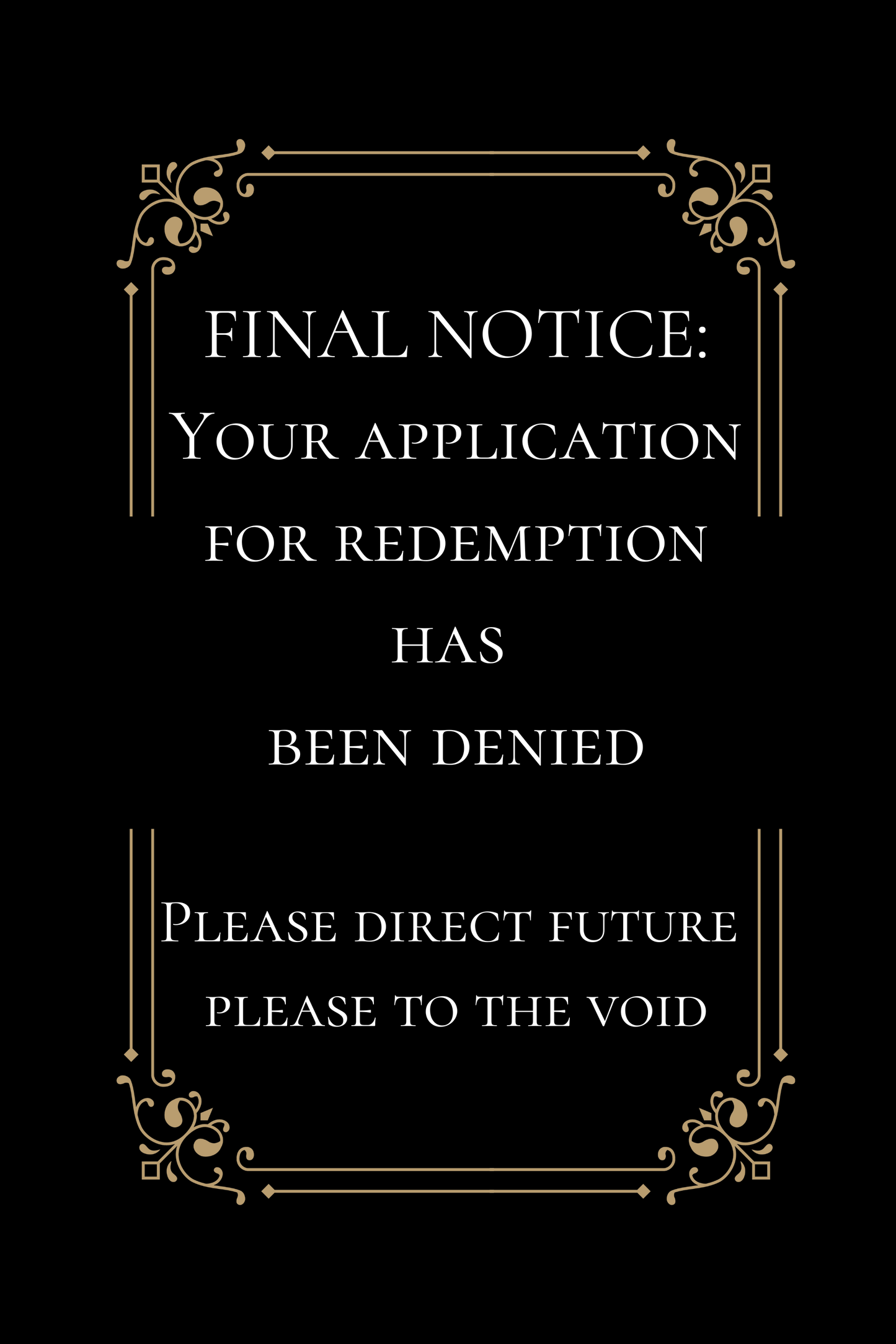 Her Majesty's Pocket Refusals- Digital Downloadables