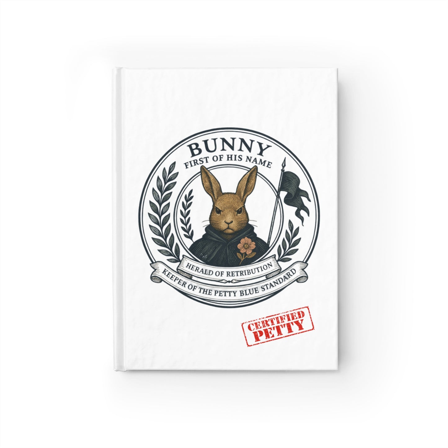 Bunny Keeper of the Petty Blue Standard Journal - Blank