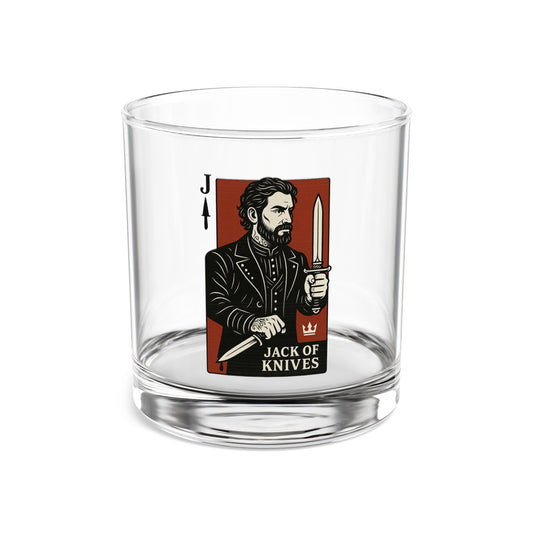 Jack of Knives -Velinwood Court Rocks Glass (10oz)