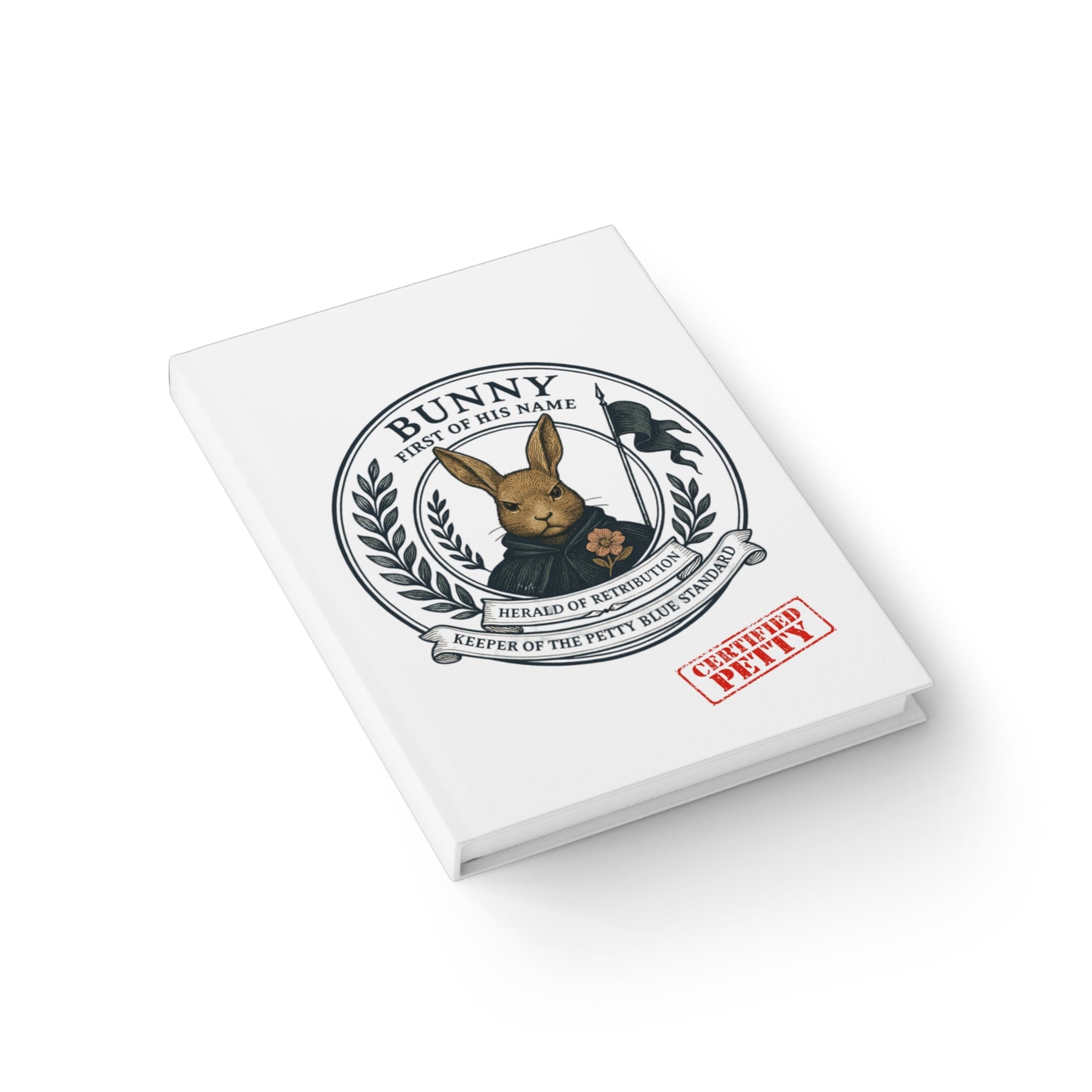 Bunny Keeper of the Petty Blue Standard Journal - Blank