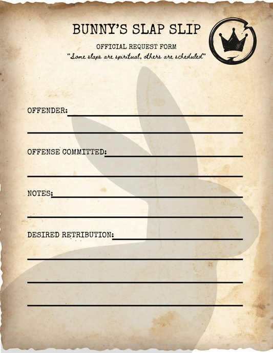The Official Slap Request Slip™ Download